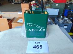 New Unused Jaguar 1 Gall Oil Can With Brass Top
