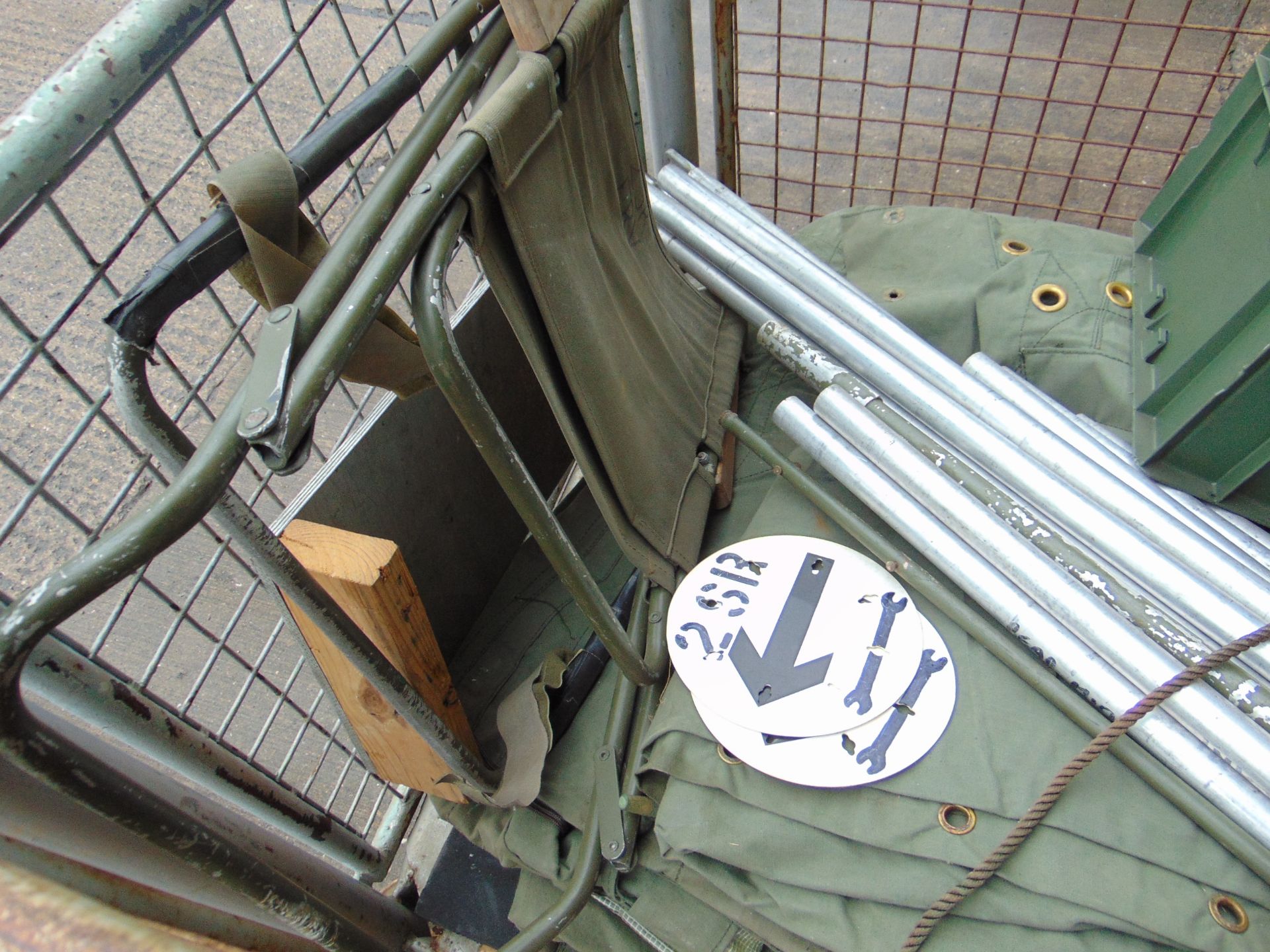 1 x Stillage Containing Shelter/Tent with poles fittings Etc - Image 4 of 6