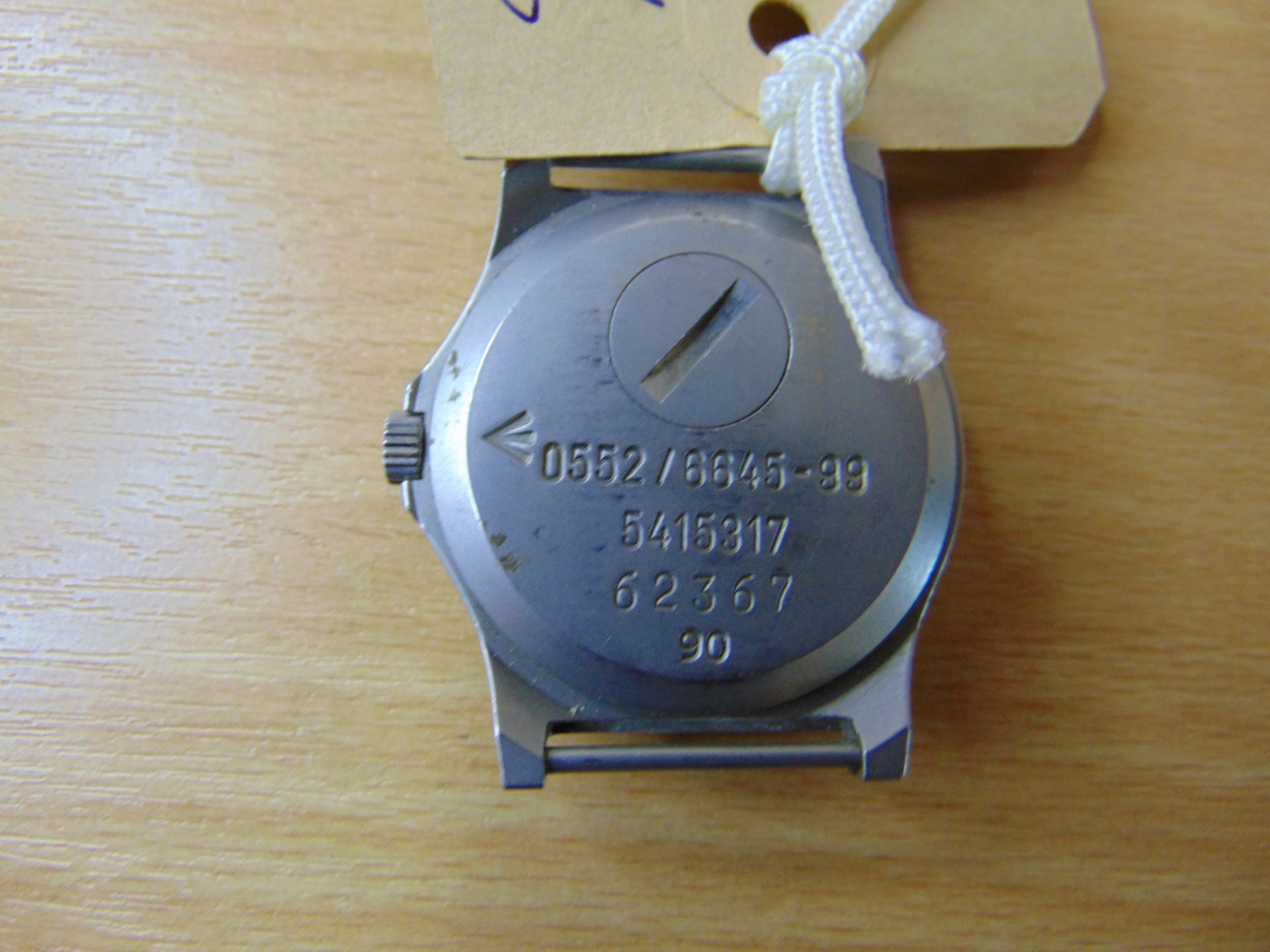 CWC 0552 R Marines / Navy Issue Service Watch, Nato Marks, Date 1990 Gulf War 1 - Image 3 of 4