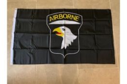 FLAG 101ST AIRBORNE Screaming Eagle 5FT X 3 FT - WITH METAL EYELETS