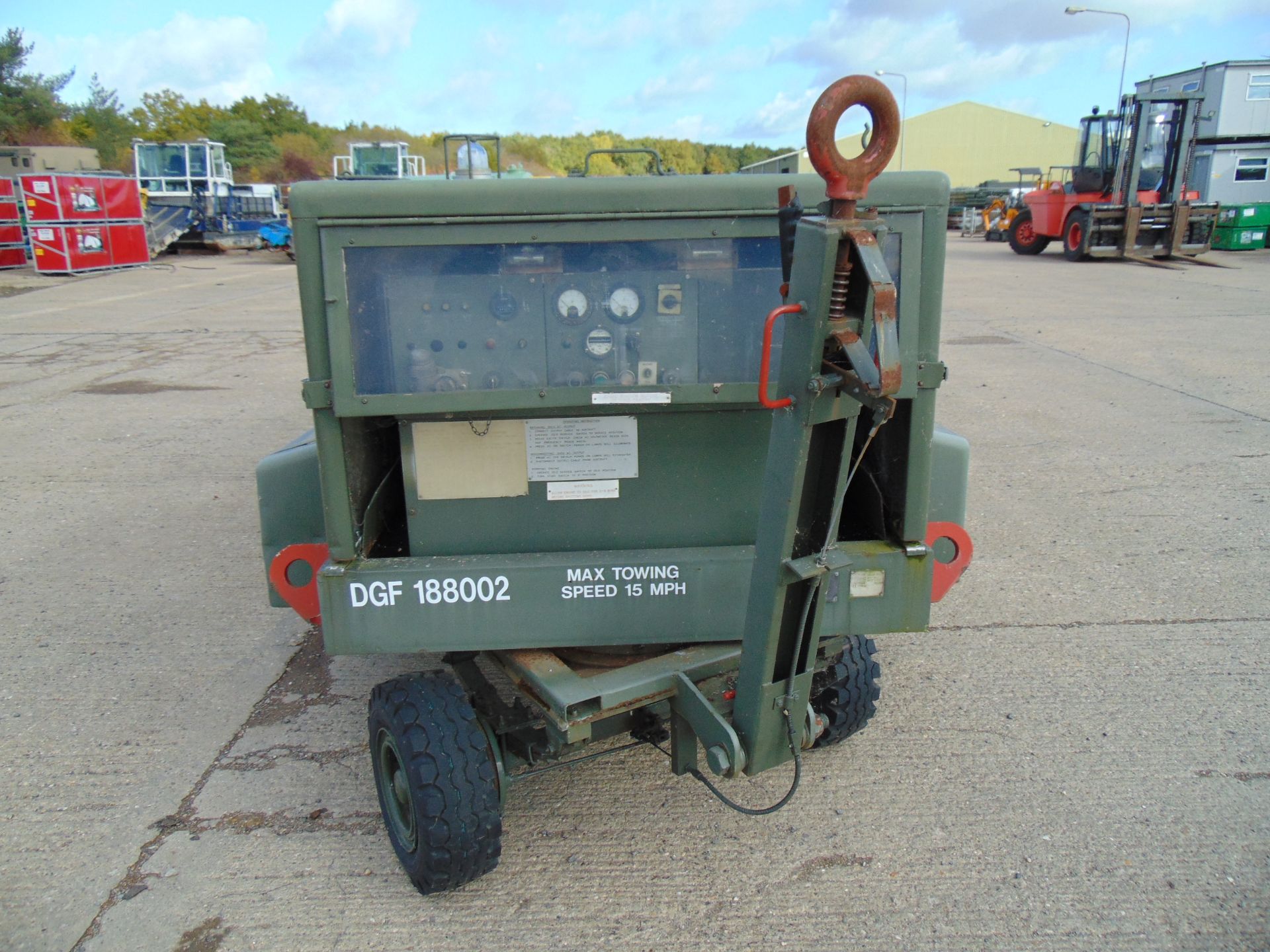 Houchin Twin Axle 60 KVA 48KW Aircraft Ground Power Unit c/w Cummins Engine - Image 3 of 19