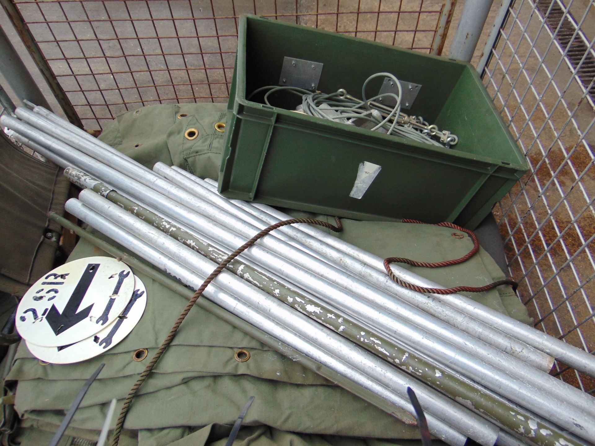 1 x Stillage Containing Shelter/Tent with poles fittings Etc - Image 5 of 6