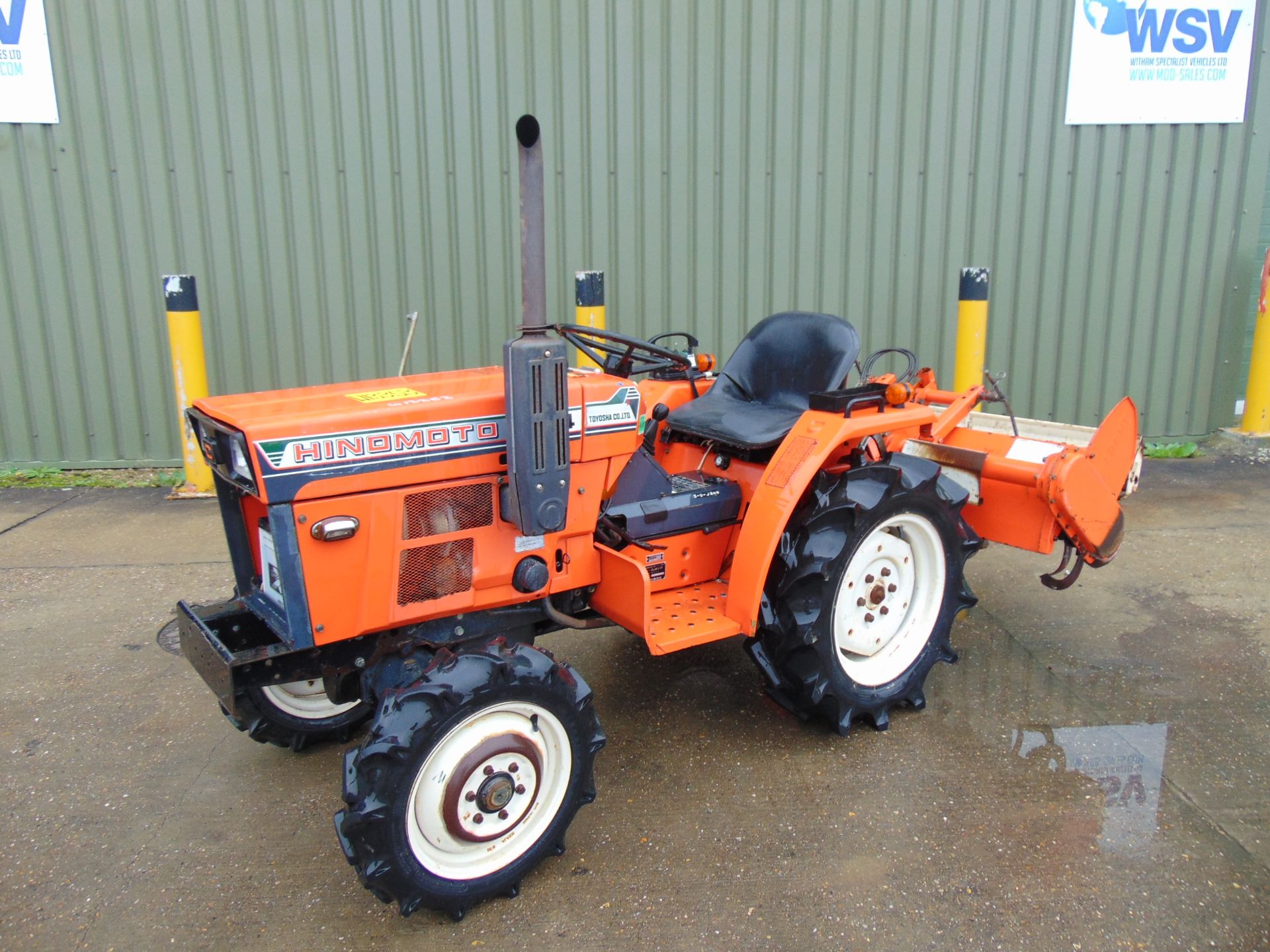 Hinomoto C174 4x4 Diesel Compact Tractor c/w Rotovator ONLY 492 HOURS! - Image 25 of 25