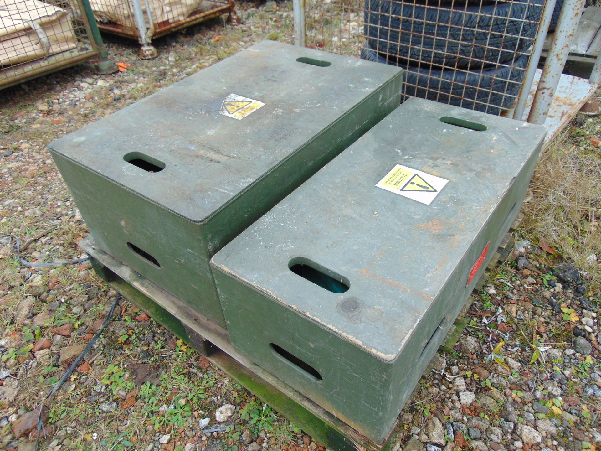 2 x Large Stowage Boxes