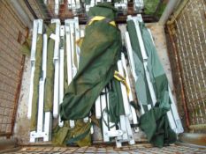 5 x Light Weight British Army Folding Camp Beds as shown