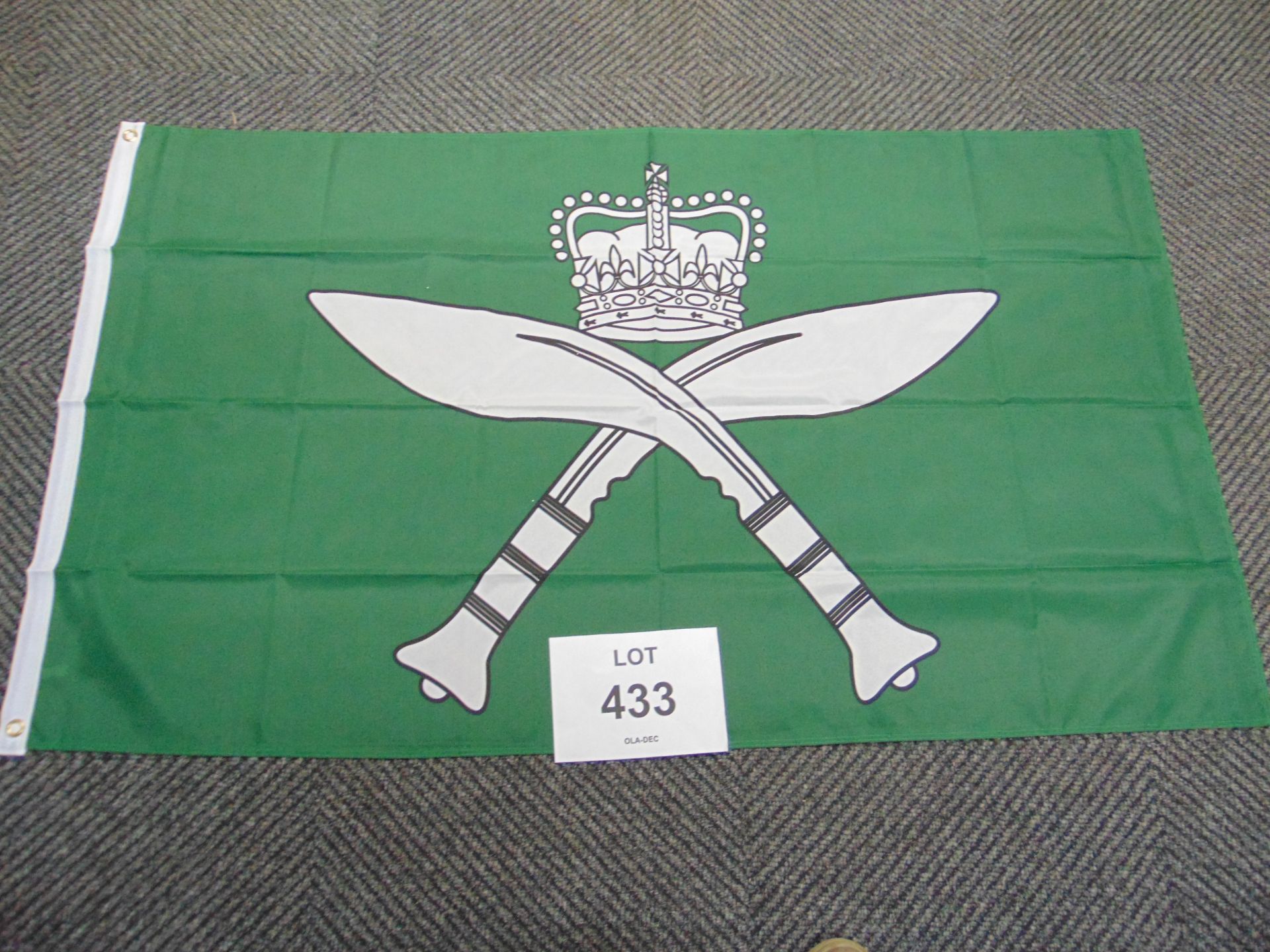 Royal Gurkhas Flag with Brass Eyelets 5ft x 3ft - Bild 2 aus 2