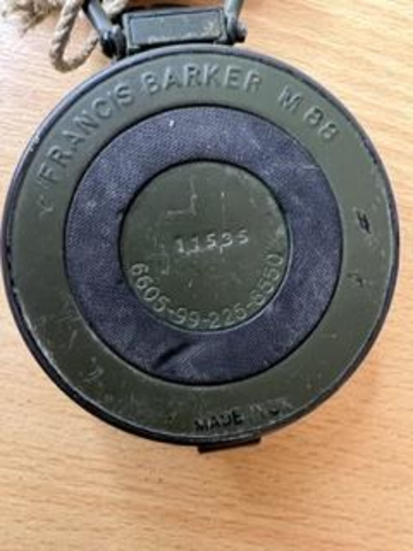 UNISSUED FRANCIS BAKER BRITISH ARMY PRISMATIC COMPASS NATO MARKS IN MILS - Image 6 of 7