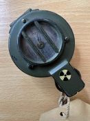 UNISSUED FRANCIS BAKER BRITISH ARMY PRISMATIC COMPASS NATO MARKS IN MILS
