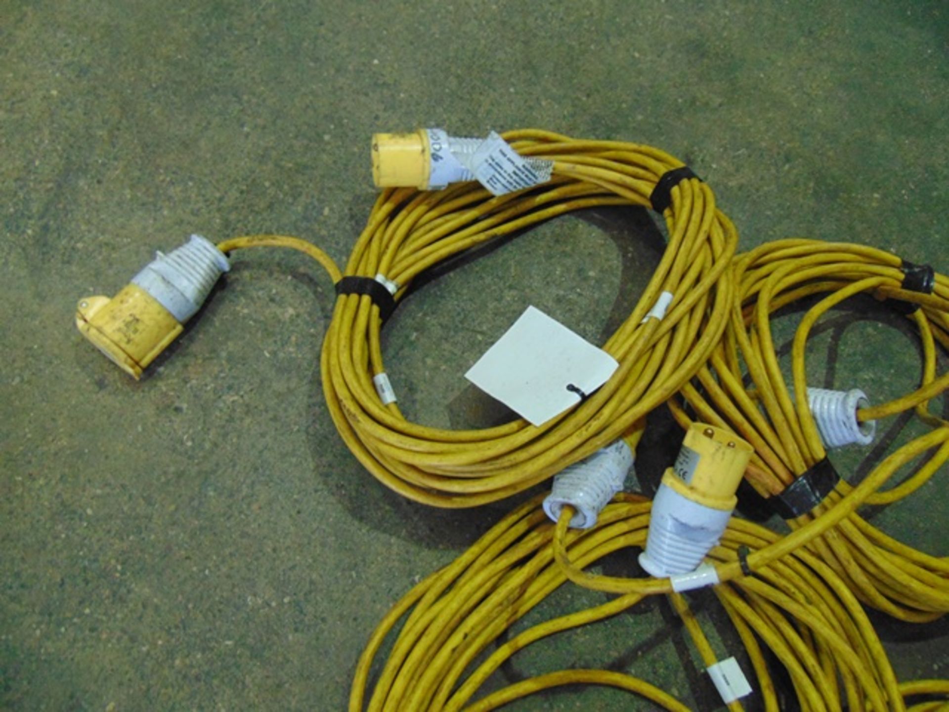 5 x 110V Extension Cable Assys - Image 2 of 3