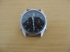 Lovely Condition Seiko Gen 1 Pilots Chrono RAF Harrier Force Issue Nato Markings Date 1989
