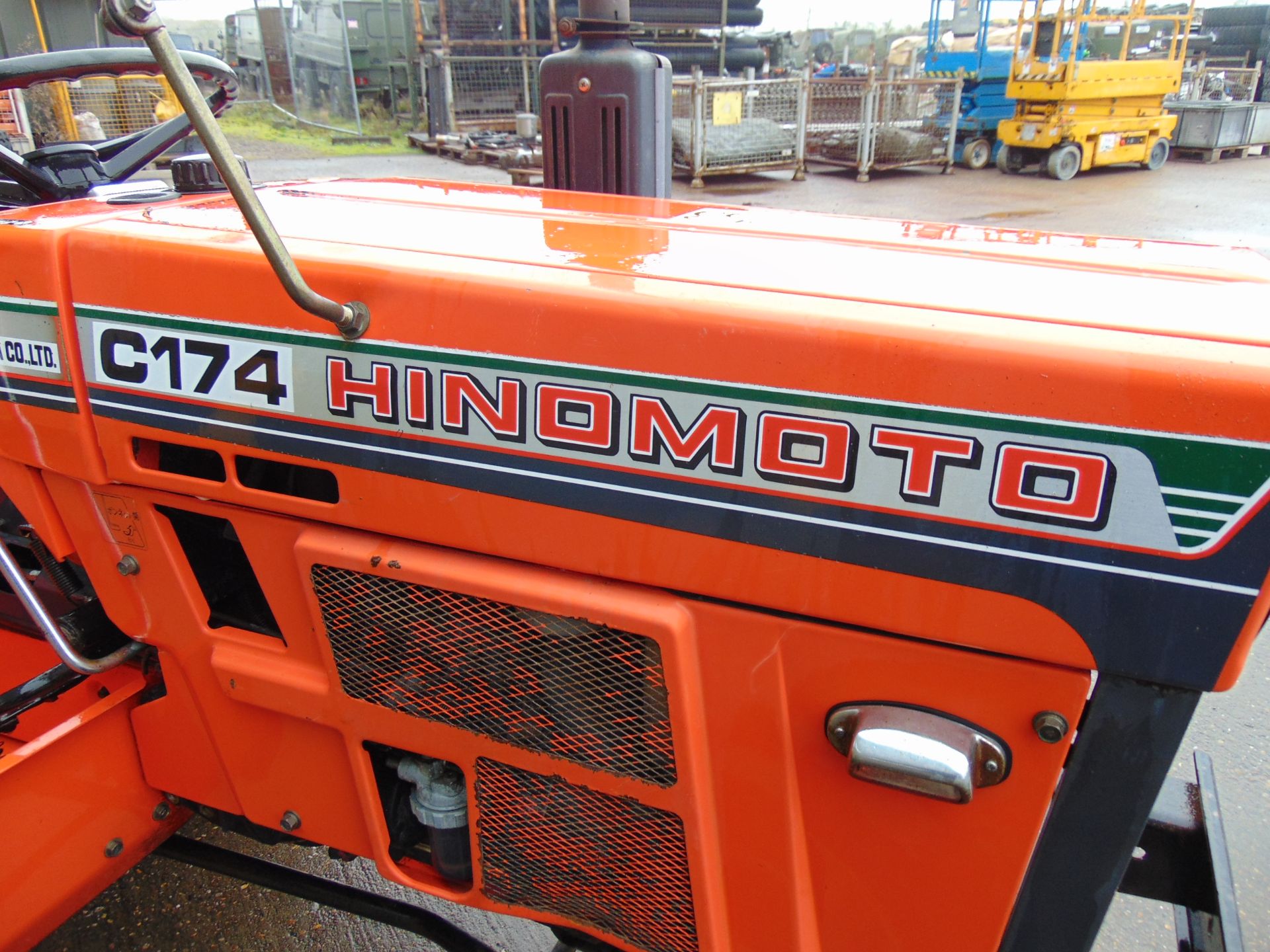 Hinomoto C174 4x4 Diesel Compact Tractor c/w Rotovator ONLY 492 HOURS! - Image 19 of 25