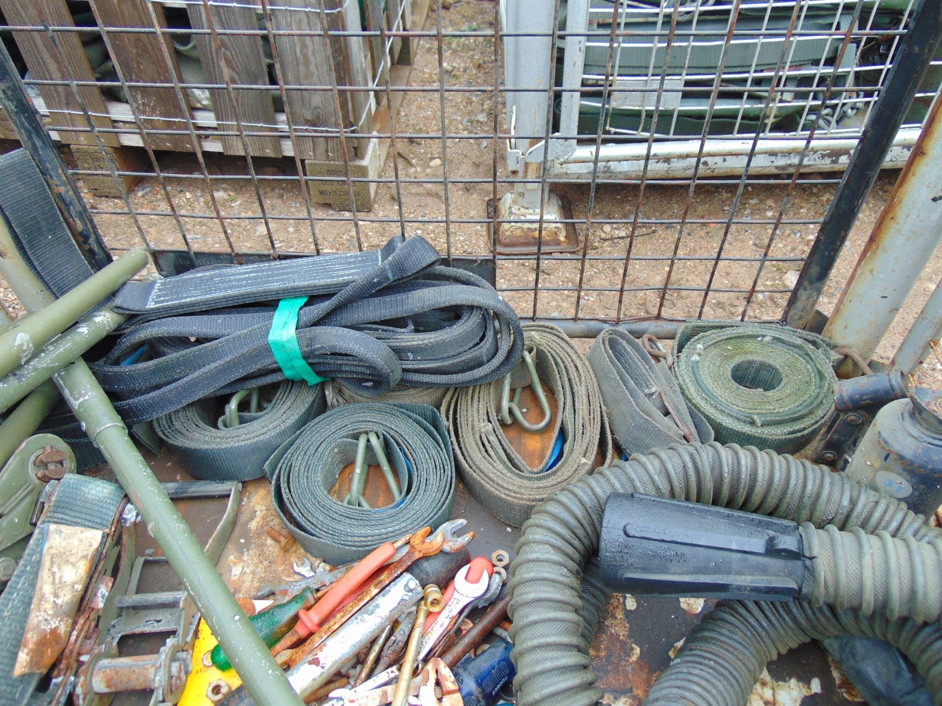 Tools, Camo Net Poles, Ratchets & Straps, First Aid Kits, Exhaust Disposal Hose etc - Image 8 of 9