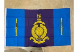 40 COMMANDO ROYAL MARINES FLAG - 5FT X 3FT - WITH METAL EYELETS