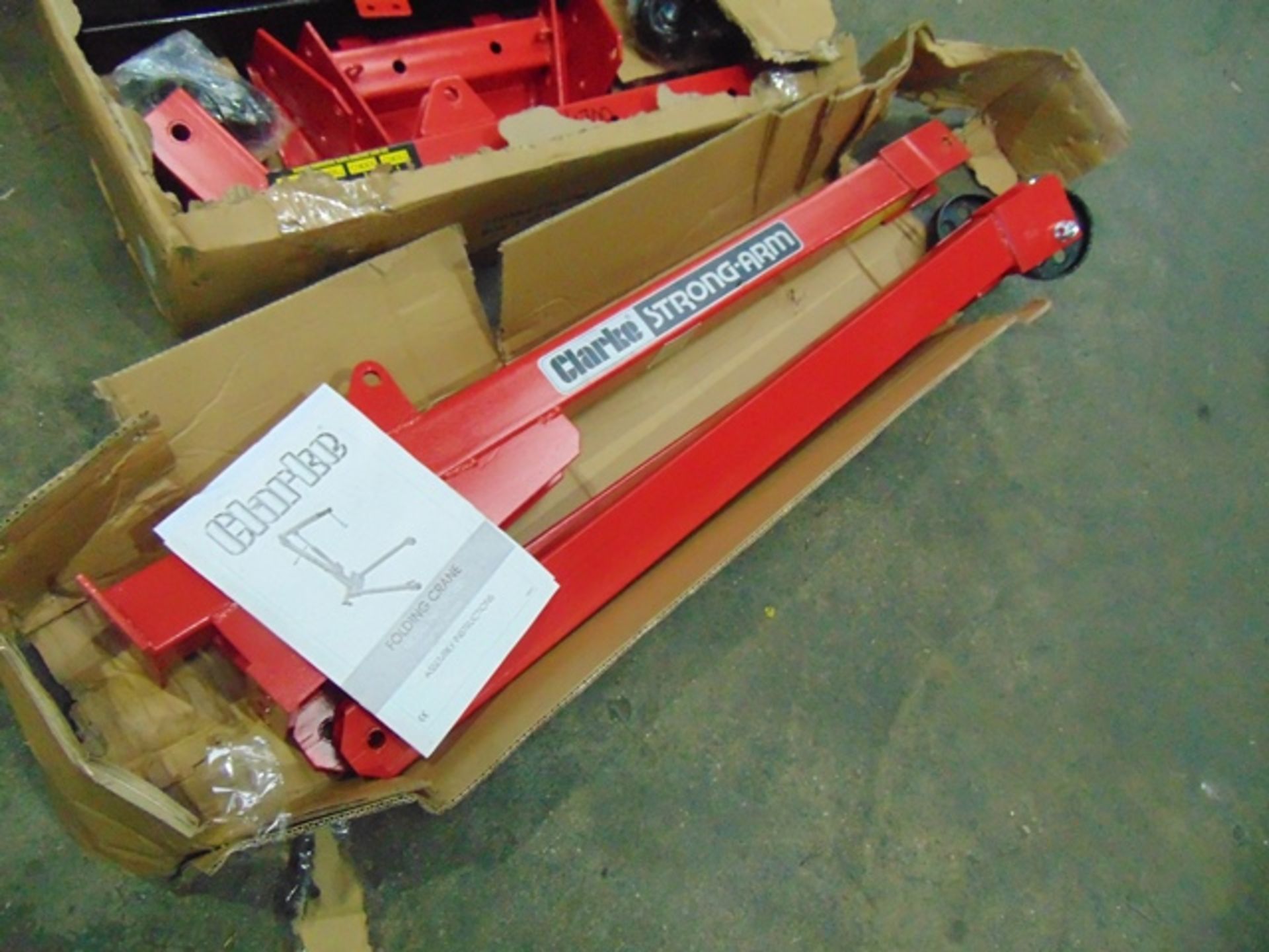 Clarke CFC100 1 Tonne Folding Workshop Crane - Image 2 of 6