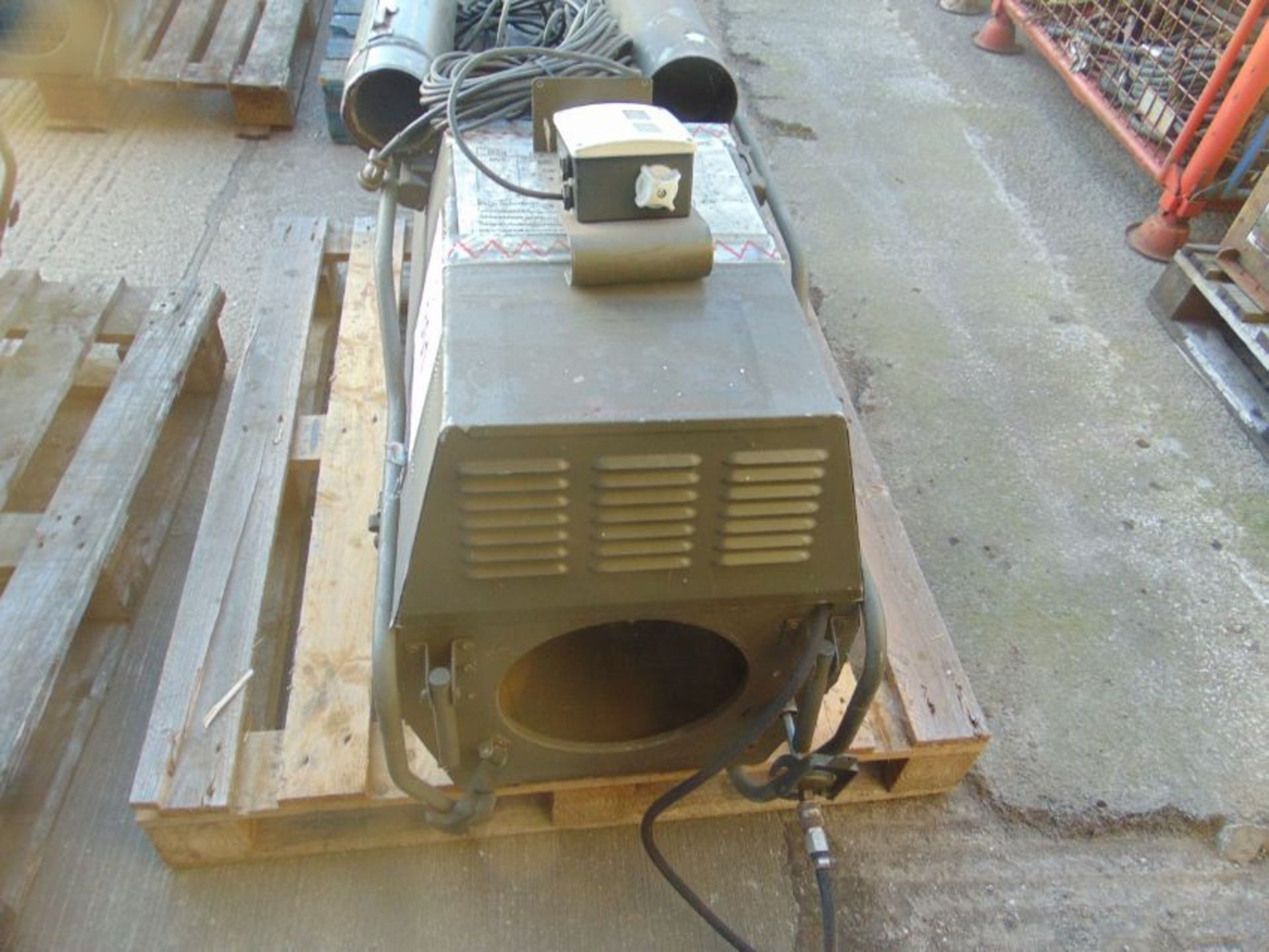 Dantherm VAM-15 Workshop oil/kero/diesel heater c/w fittings - Image 3 of 4