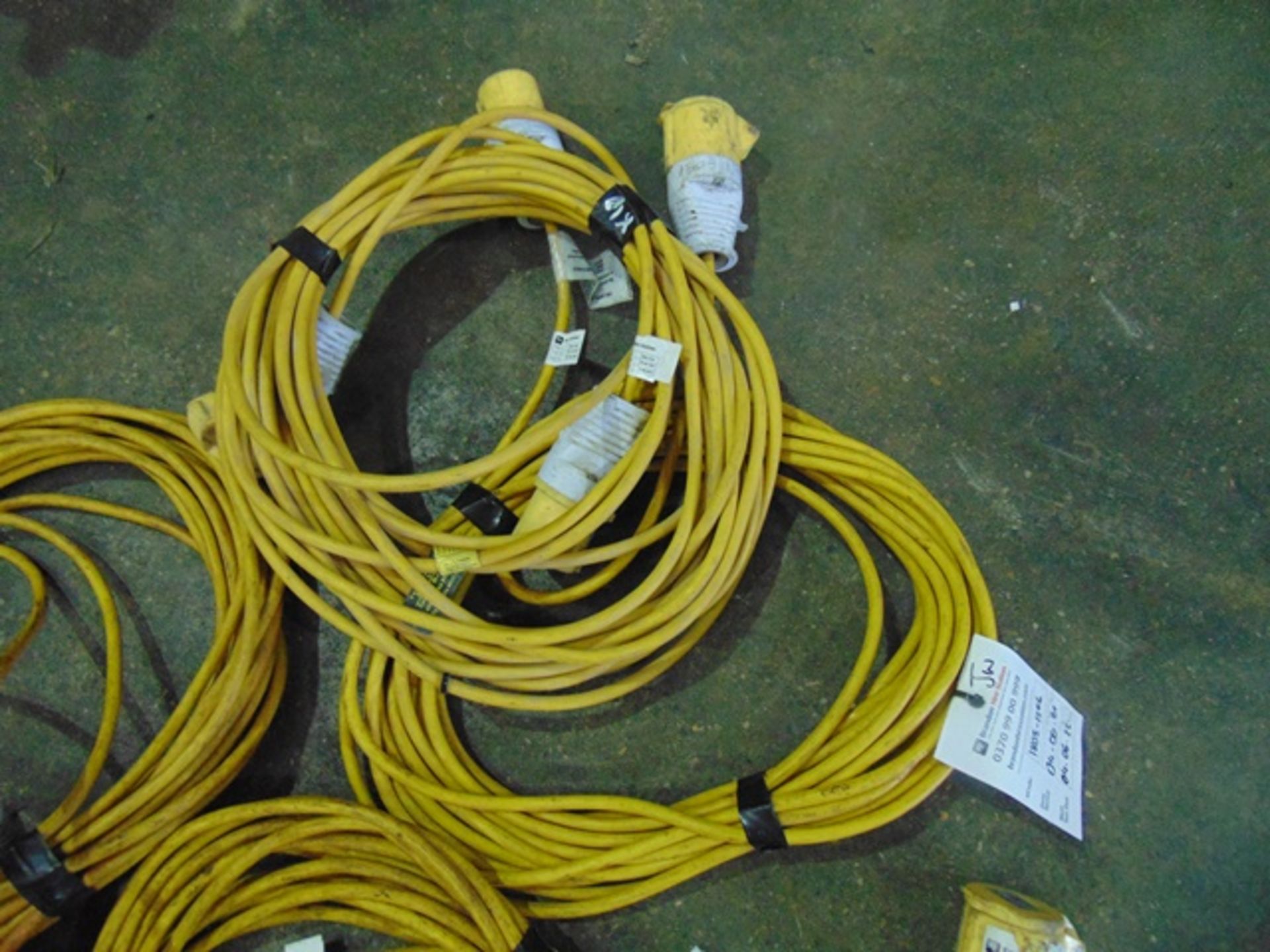 5 x 110V Extension Cable Assys - Image 3 of 3