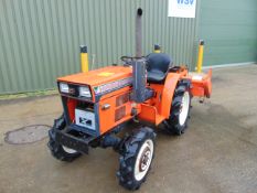 Hinomoto C174 4x4 Diesel Compact Tractor c/w Rotovator ONLY 492 HOURS!