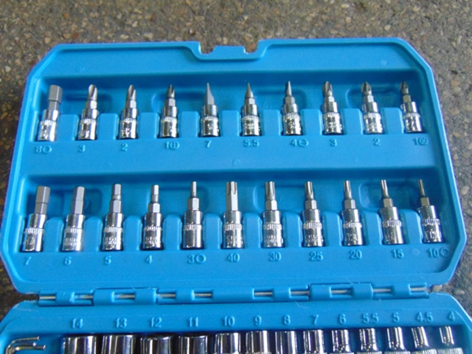 BlueSpot 46 Piece 1/4" Metric Socket Set (4-14mm) - Image 3 of 5