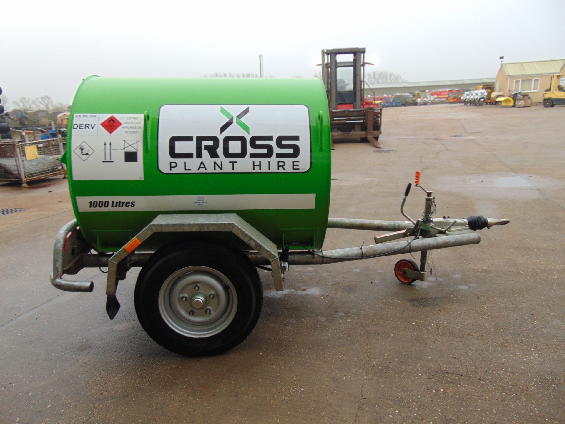 Cross Plant Single Axle 1000 Litre Towable Bunded Fuel Bowser - Bild 4 aus 19