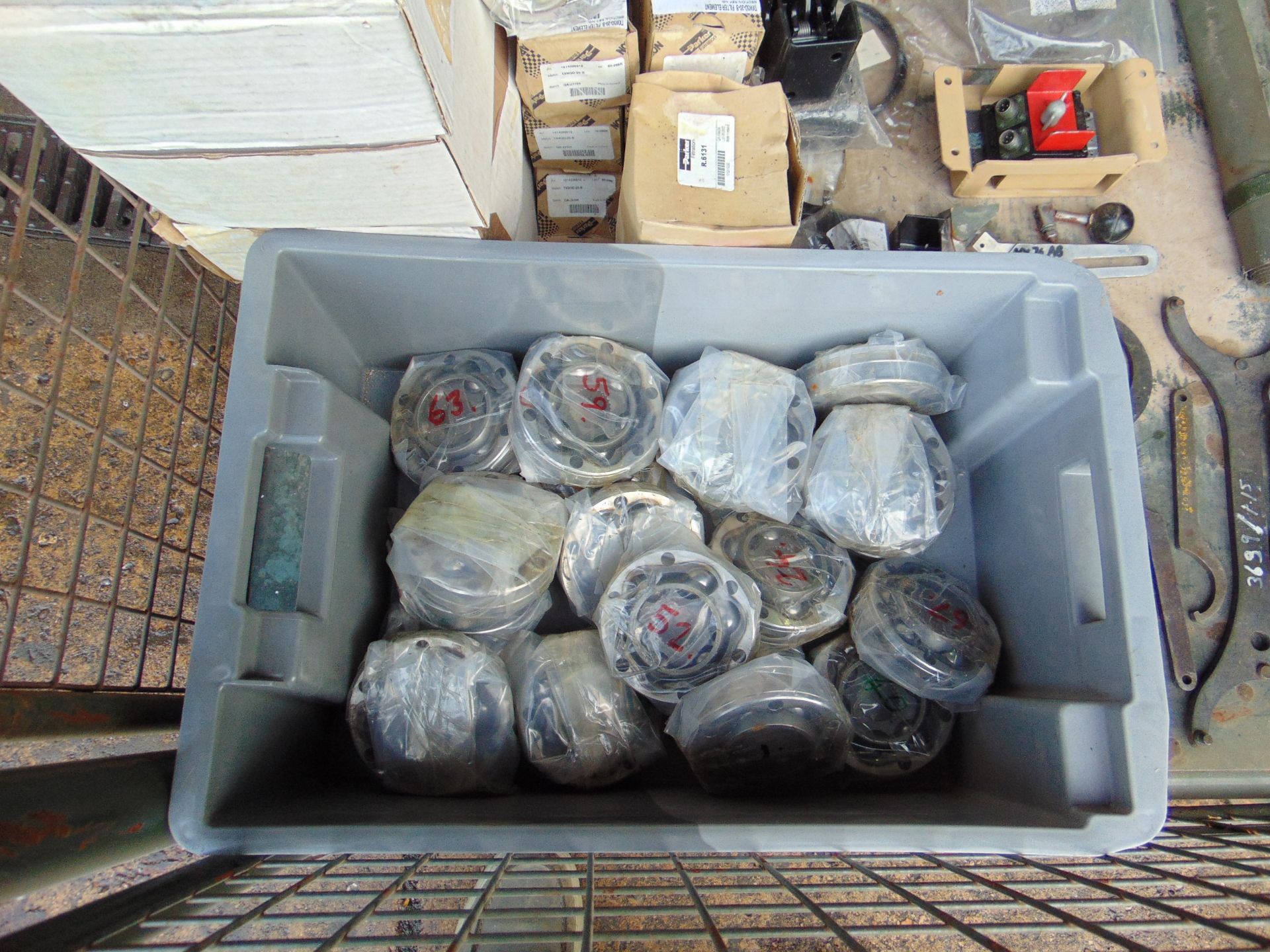 1 x Stillage of Tools, Bearings, Mirrors Filters etc - Image 4 of 8