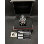 An Archon Offshore black wristwatch, as new with box