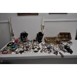 An exceptionally large quantity of costume jewellery to include bracelets, necklaces, earrings,