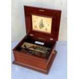 An Edwardian Regina Music Box Ltd., polyphon retailed by Nicole Freres, Holborn Circus, London, seri