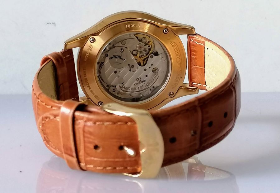 A Jaeger-LeCoultre Master Control Hours 5 ATM 18ct rose gold 40mm case watch with silver di - Bild 5 aus 5