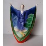 A Royal Worcester Art Deco Collection Lazy Days figurine, 27.5 cm H, with original box and CoA, with