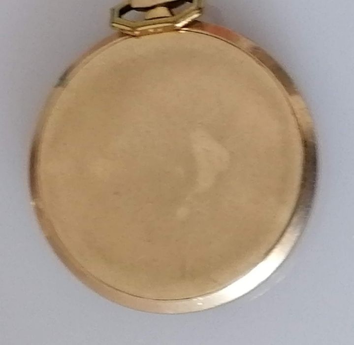 A Waltham gilt full hunter fob watch with embossed Dueber case and a silmilar Elgin - Bild 4 aus 4