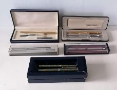 A collection of eight Papermate pens, four boxed (8)