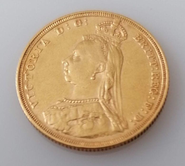 A Victorian gold full sovereign, 1887