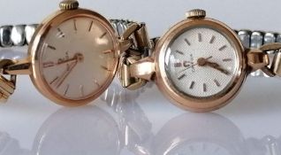 Two ladies Omega wristwatches