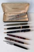 An assortment of nine Conway Stuart pens (9)