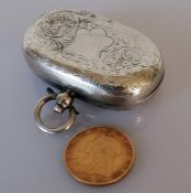 A Victorian gold sovereign, 1894, Sydney mint and an Edwardian silver double sovereign holder