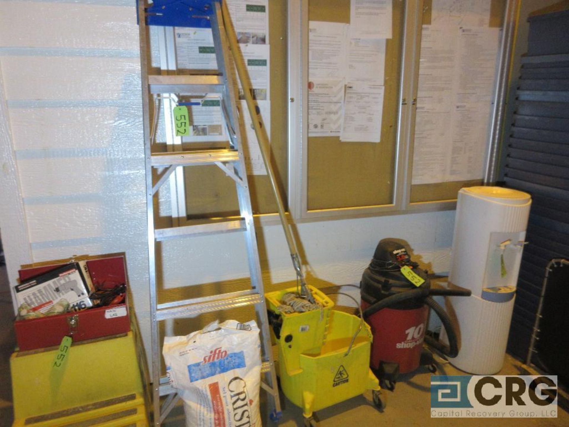 Mop Bucket/Shop Vac/Ladder/Step Stool/Dividing Curtain - Image 3 of 5