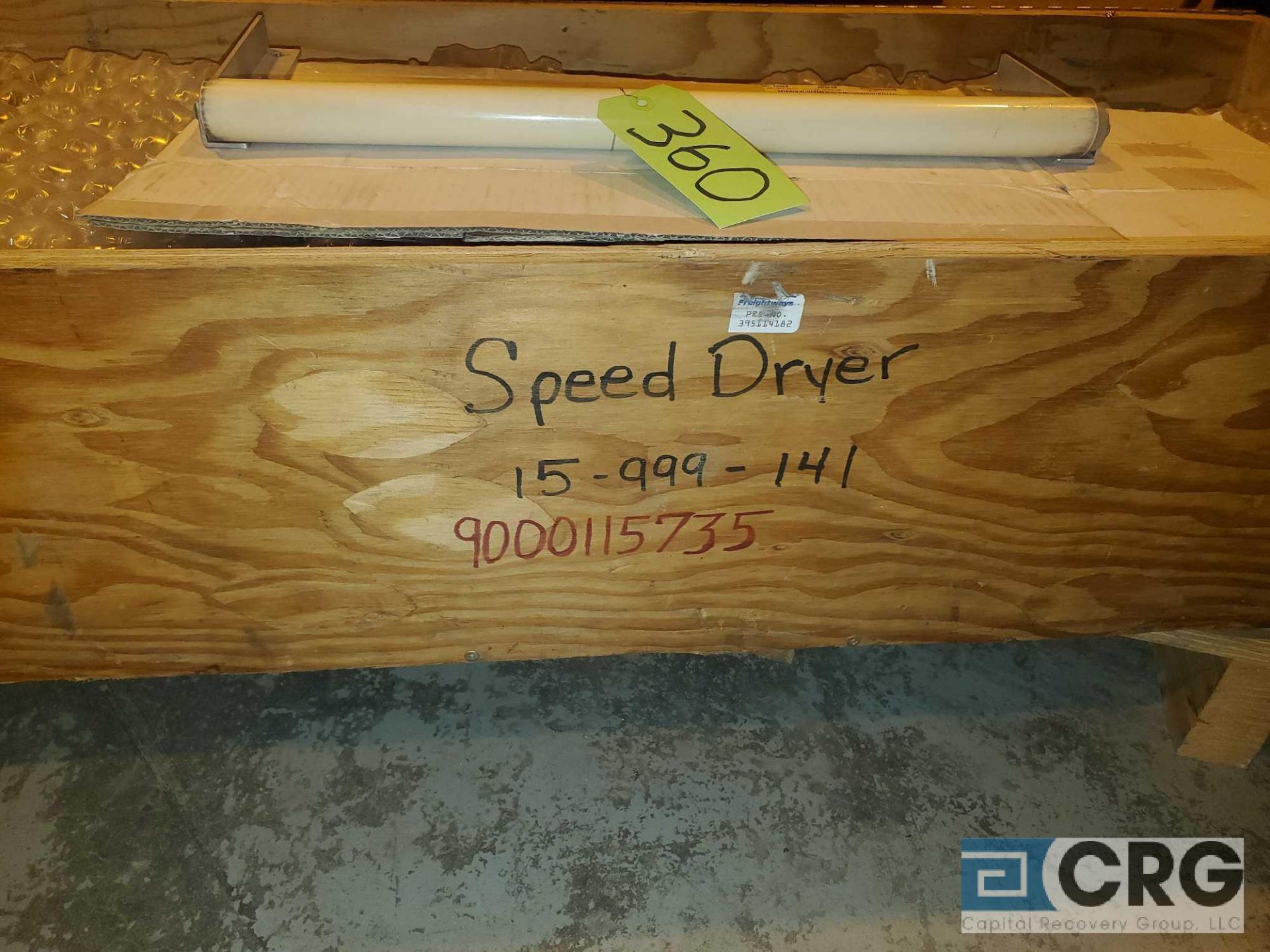 ASP 22 Speed Dryer 14" x 40" surface New in Crate - Image 2 of 2