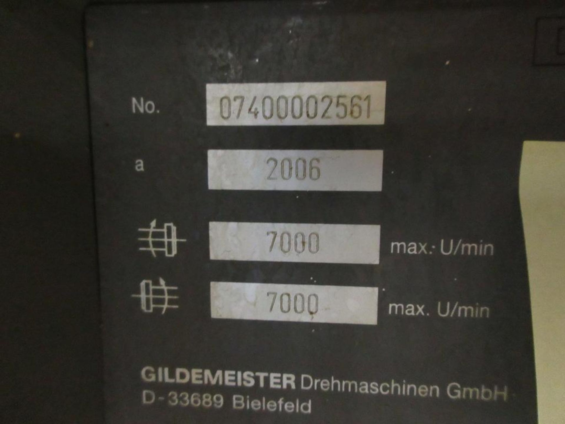 2006 DMG CNC Lathe, Model Twin 42, Twin Spindle, 4 Axis, CNC Control, B-Axis, Swing Diameter 5.7Ó, - Image 12 of 16