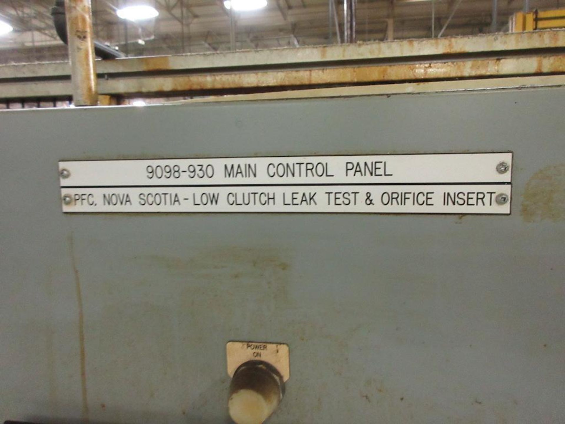 2005 FLOW AUTOMATION Leak Test Station, sn 9098-930. Please Note: Exclusive Rigging Fee of $785 will - Image 6 of 10