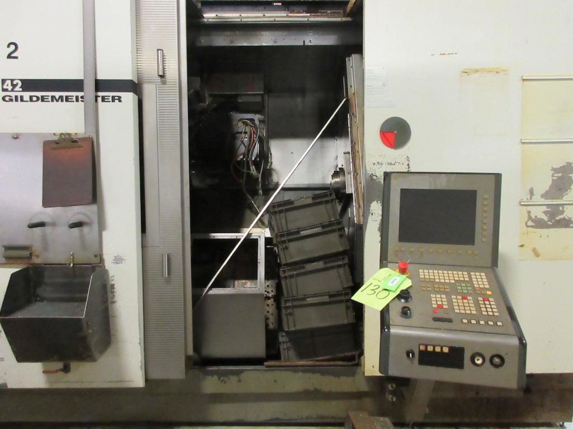 2006 DMG CNC Lathe, Model Twin 42, Twin Spindle, 4 Axis, with CNC Control, B-Axis, Swing Diameter - Image 2 of 15