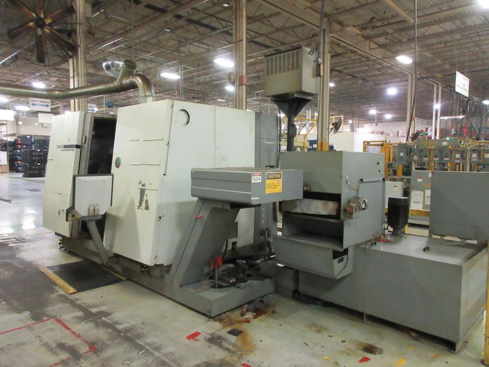 2007 DMG CNC Lathe, Model Twin 65, Twin Spindle, 4 Axis, CNC Control, B-Axis, Max. Turning - Image 2 of 16