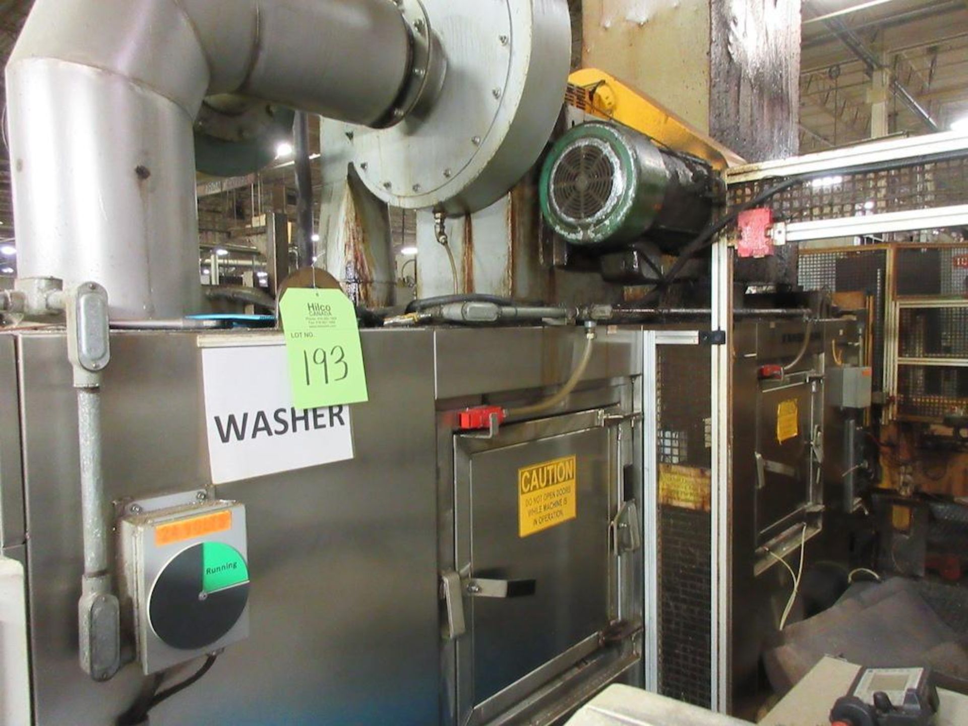 2007 RANSOHOFF Washer, Medium Pressure, Pass Through, Conveyor, sn 4828. Please Note: Exclusive - Image 9 of 12