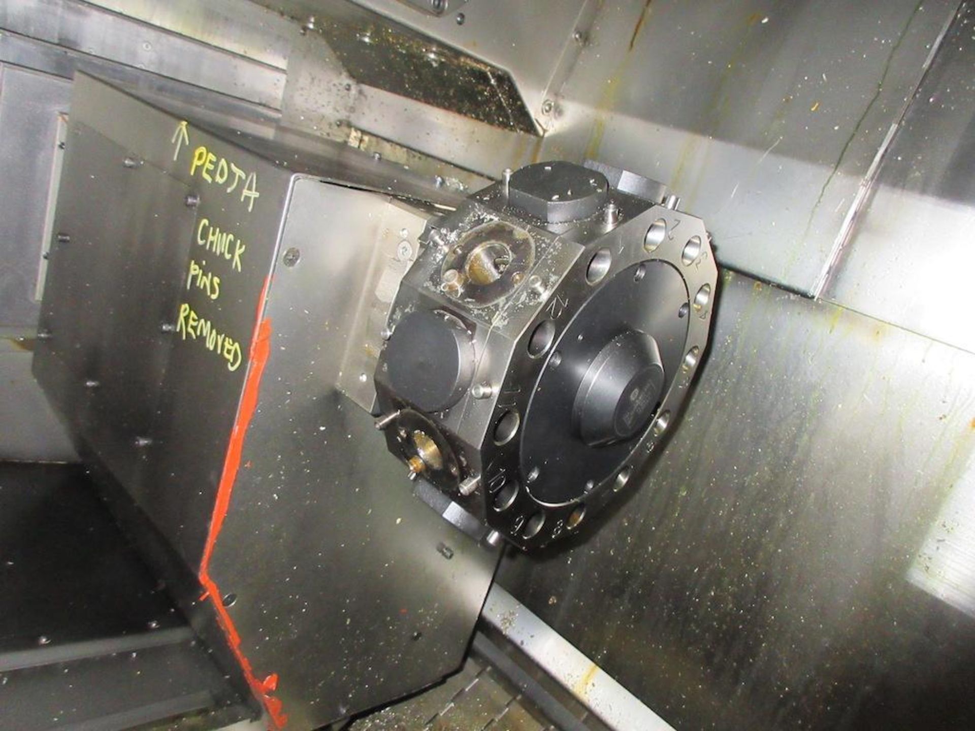 2004 DMG CNC Lathe, Model Twin 32, Twin Spindle, 4 Axis, CNC Control, Bar Material Diameter 32 mm, - Image 4 of 18