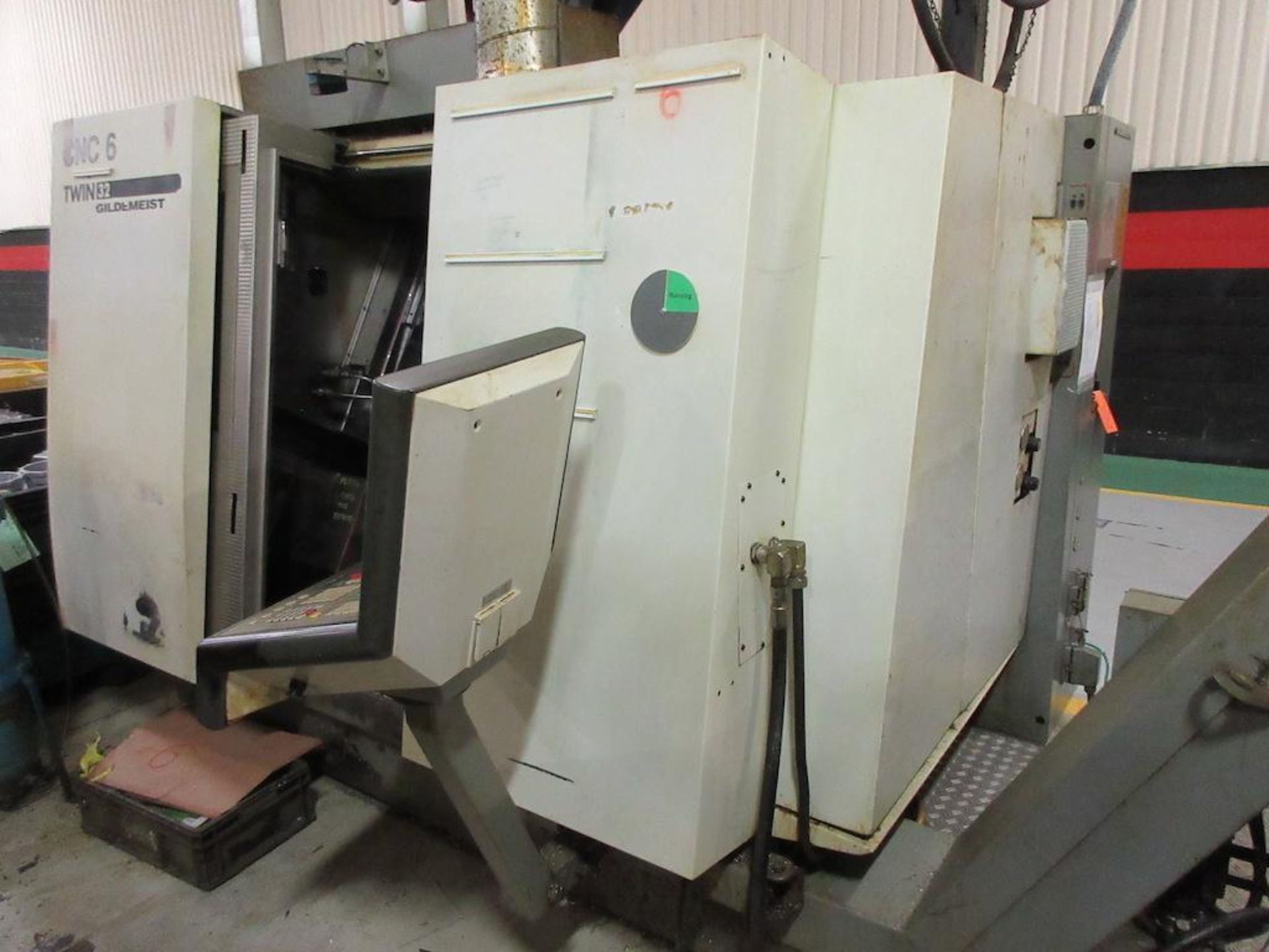 2004 DMG CNC Lathe, Model Twin 32, Twin Spindle, 4 Axis, CNC Control, Bar Material Diameter 32 mm, - Image 9 of 18