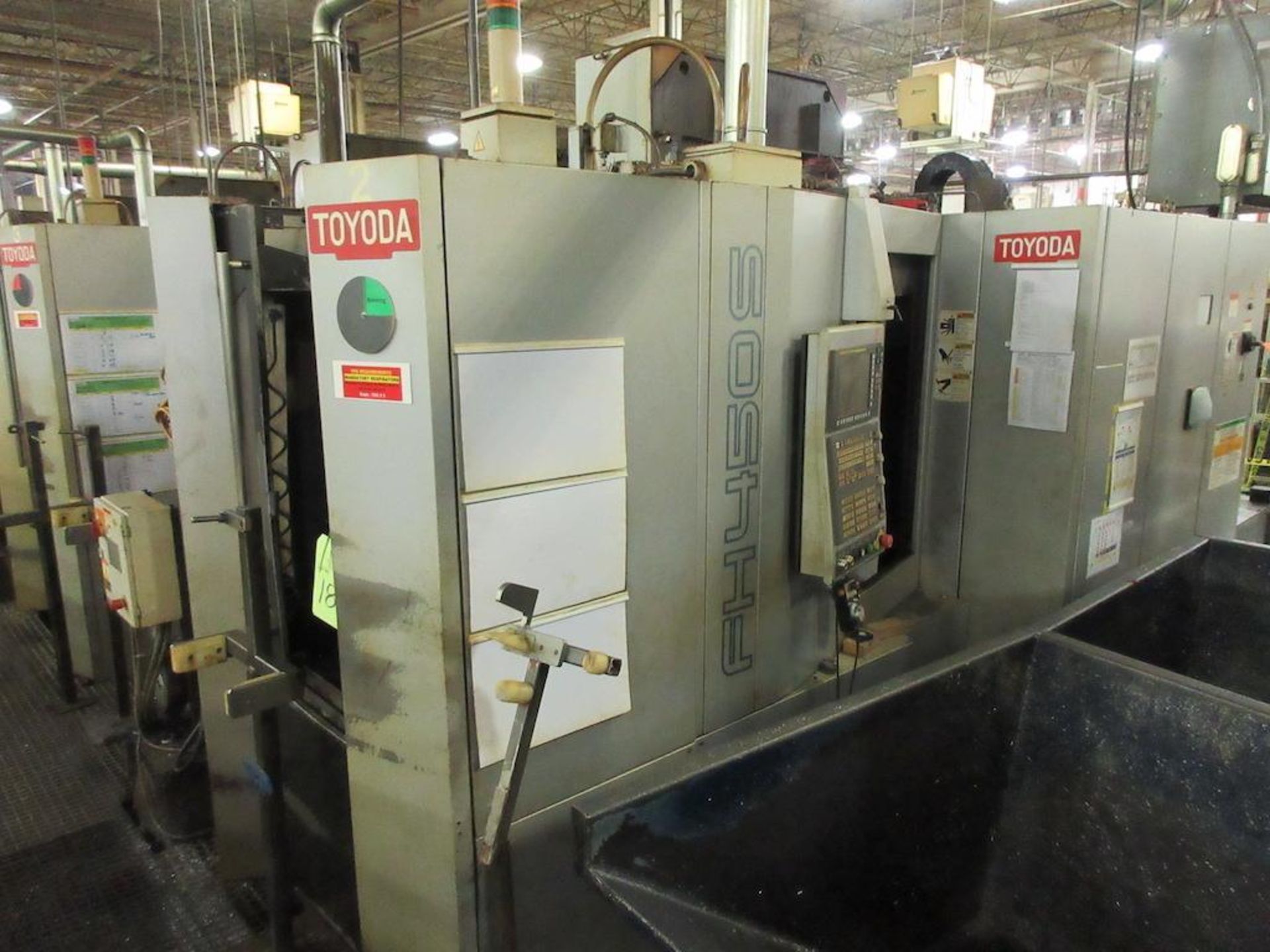 2007 TOYODA, CNC Horizontal Machining Centers, Model FH450S, Travels: X-23.62", Y-23.62", Z-23. - Image 2 of 6