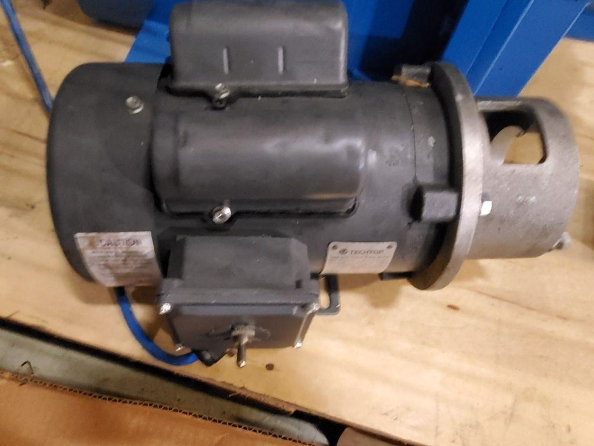 AMETEK 7.5 HP MOTOR DR858A486X, TECHTOP FARM DUTY SINGLE PHASE MOTOR FDR504C-C-01 & CONTROL BLOCK - Image 2 of 6