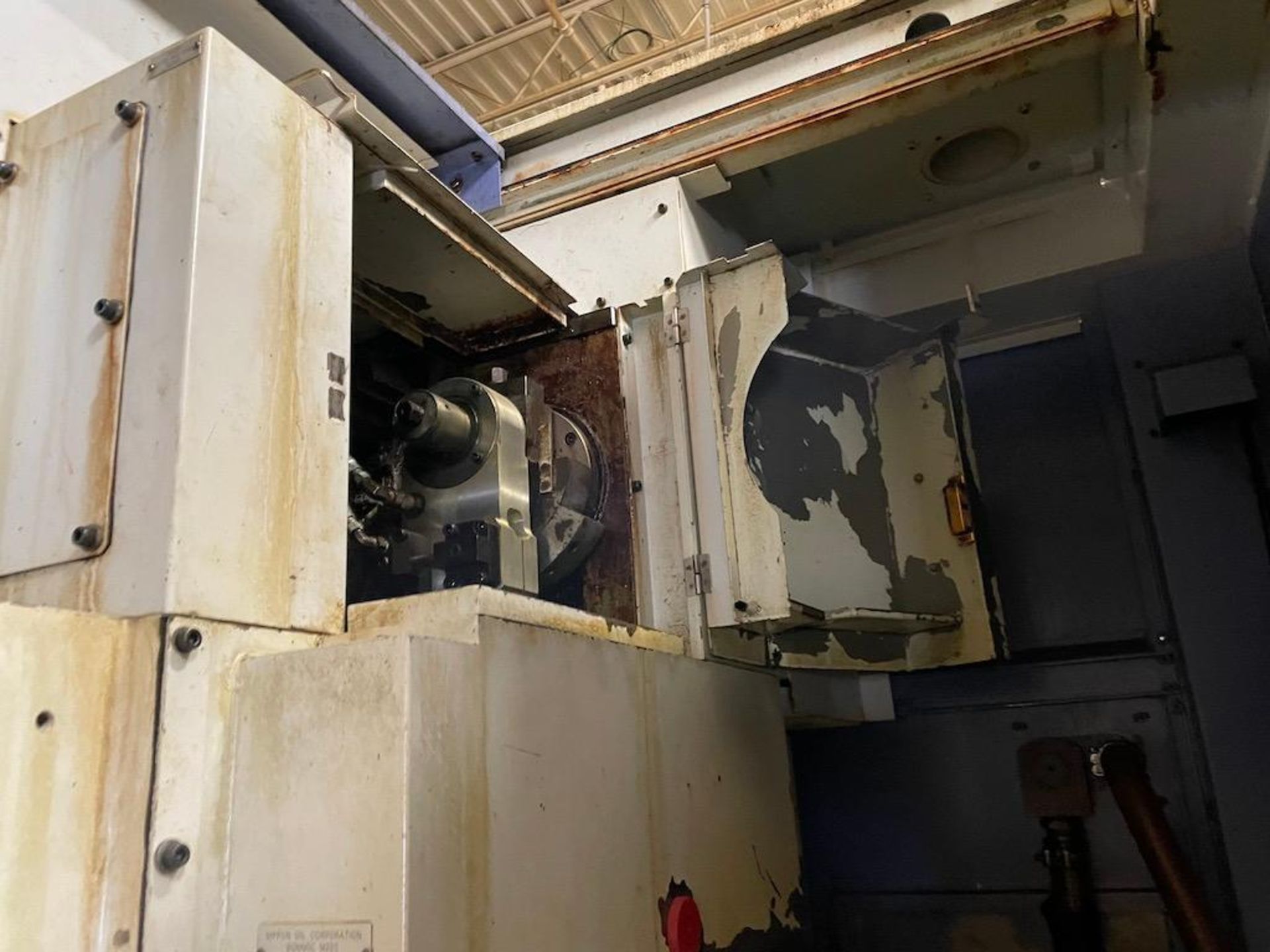 2008 SE25A MITSUBISHI CNC GEAR SHAPER, CONTROL MISSING, MAX WORK PIECE DIA.: EXTERNAL GEAR: DIA. - Image 5 of 10