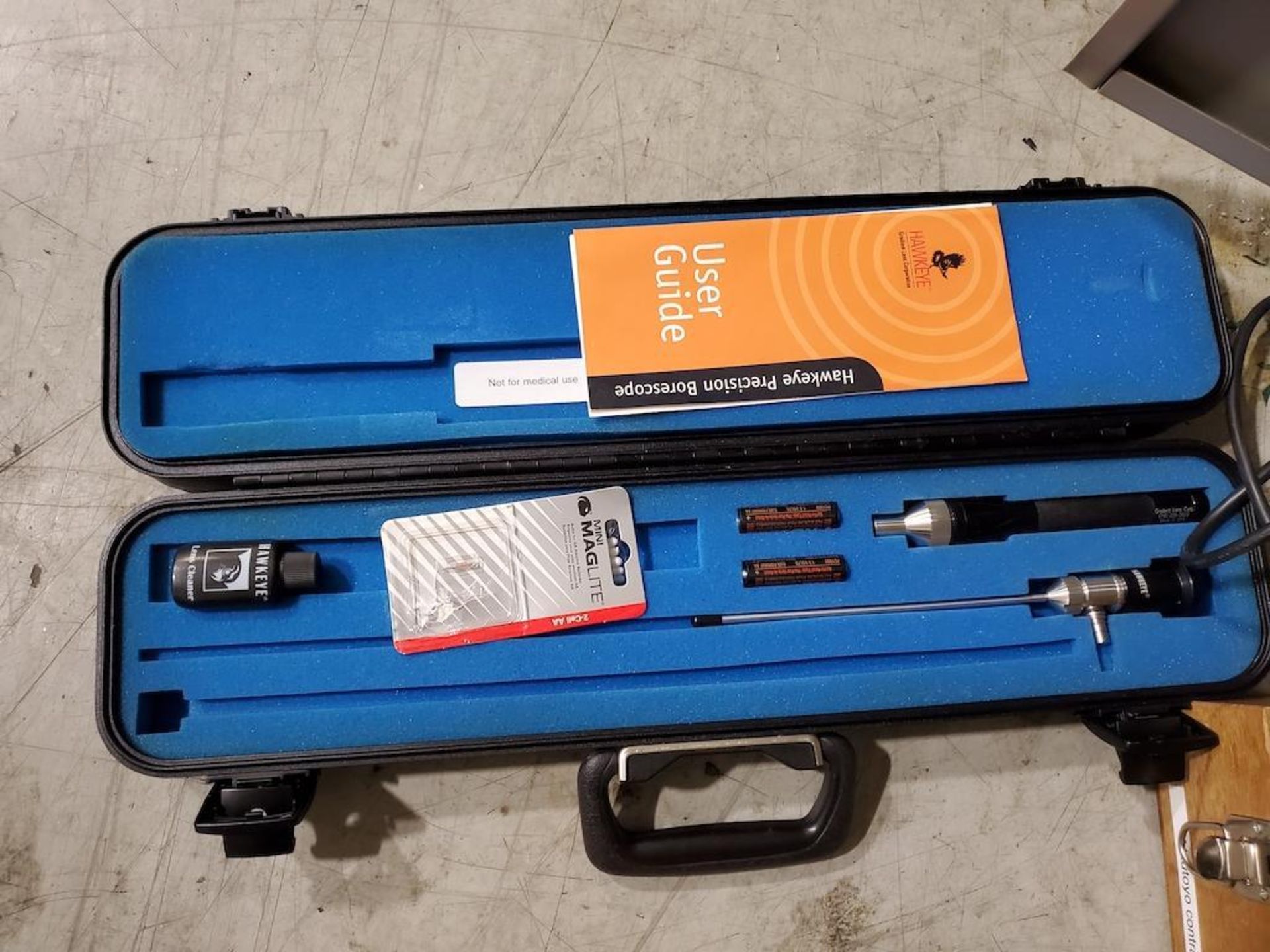 LOT: HAWKEYE PRECISION BORESCOPE, SPARE PROBES, RENISHAW P17-2 PROBE INTERFACE, SPARE GAGE CHECK - Image 9 of 10