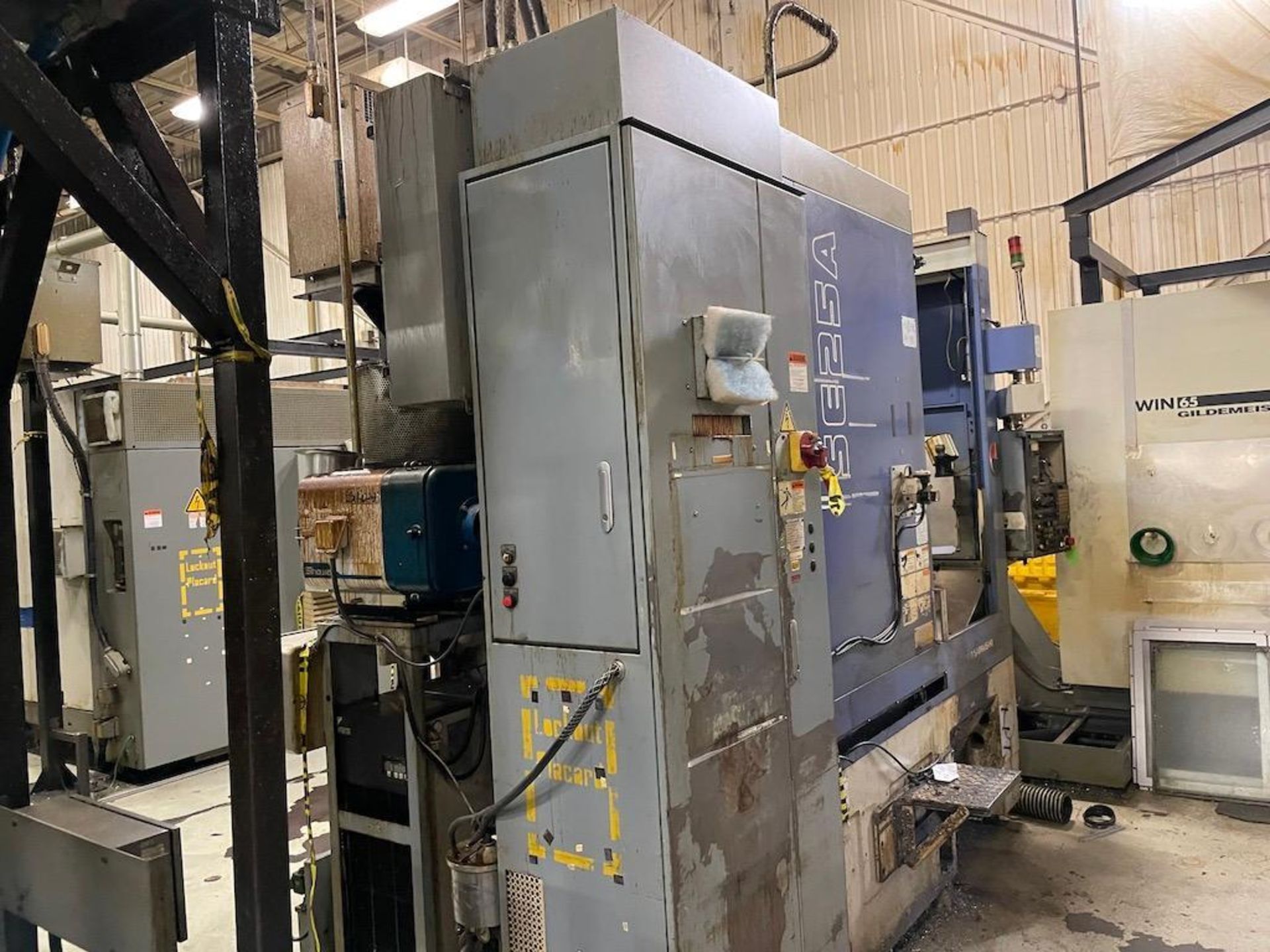 2008 SE25A MITSUBISHI CNC GEAR SHAPER, CONTROL MISSING, MAX WORK PIECE DIA.: EXTERNAL GEAR: DIA. - Image 7 of 10