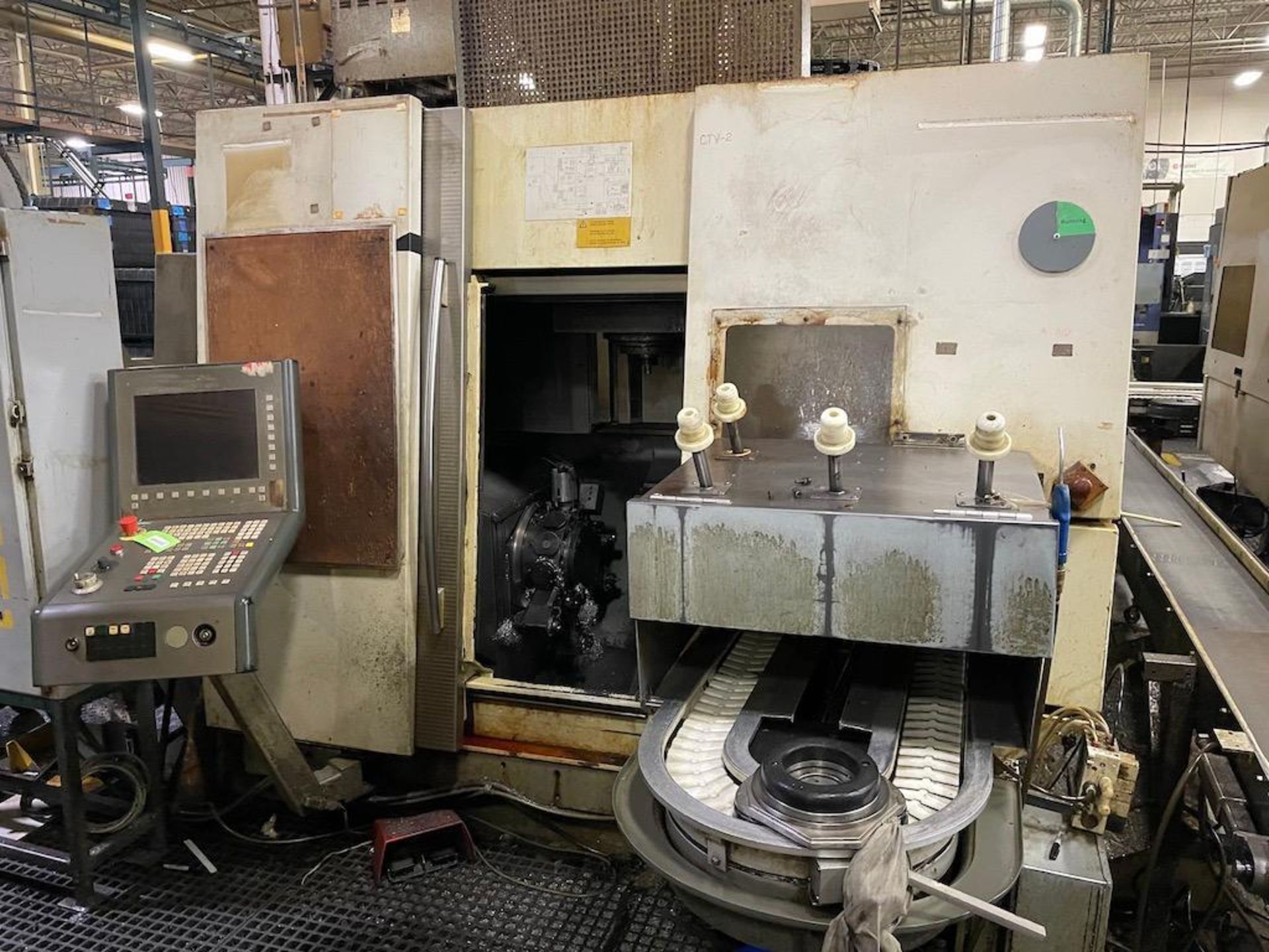 2004 CTV250 DMG MORI VERTICAL CNC LATHES, 840D CNC CONTROL, MAXIMUM WORK PIECE DIAMETER:� DIA.8.